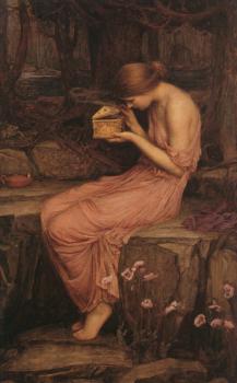 John William Waterhouse : Psyche Opening the Golden Box